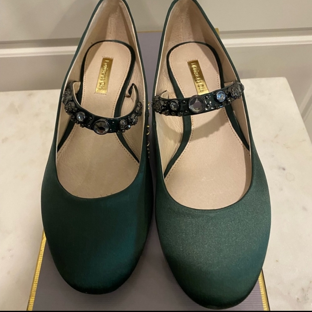 LOUISE ET CIE GREEN MARY JANES